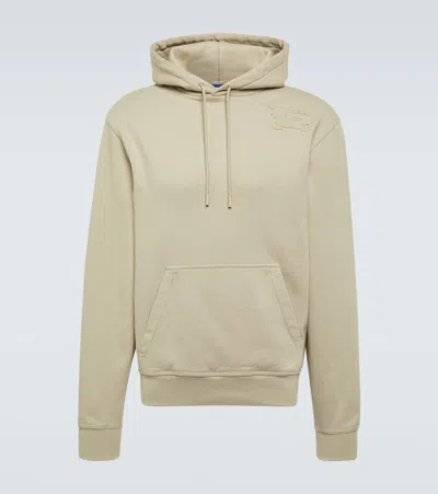 Burberry Cotton Jersey Hoodie In Beige