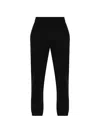 Burberry Sid Check-trim Track Pants In Black