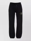 Burberry Cotton Joggers With Back Pocket And Elastic Waistband In Black