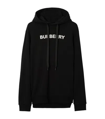 BURBERRY COTTON LOGO HOODIE