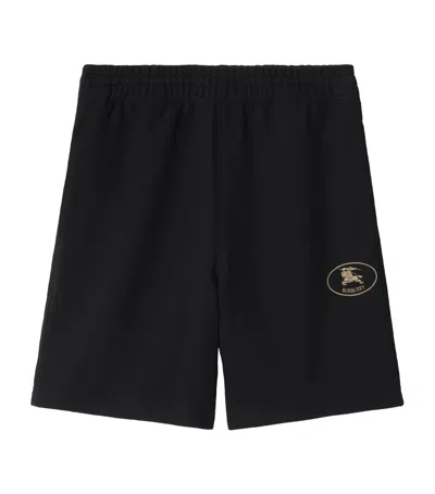 BURBERRY COTTON LOGO SHORTS
