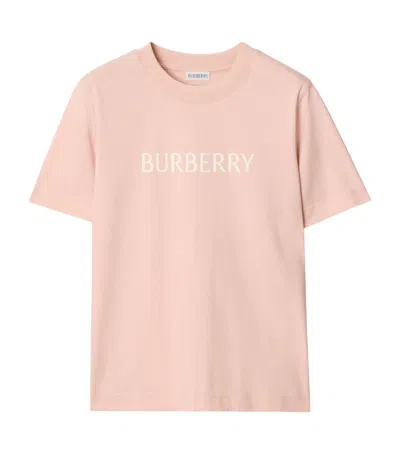 BURBERRY COTTON LOGO T-SHIRT