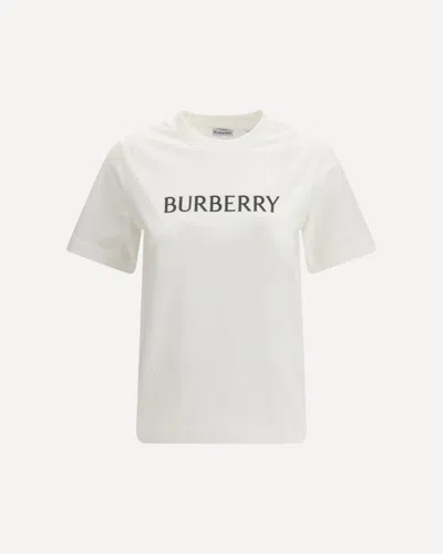 Burberry Cotton Logo T-shirt In White
