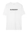 Burberry Oversized T-shirt That Sports The House Logo On The Front In White