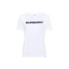 Burberry Cotton Logo T-shirt Women In White