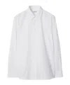 Burberry Cotton Ekd-embroidered Slim Shirt In White