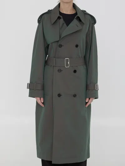 BURBERRY COTTON LONG TRENCH COAT