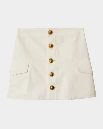 BURBERRY COTTON MINI SKIRT