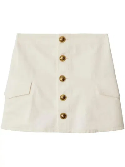 BURBERRY COTTON MINI SKIRT