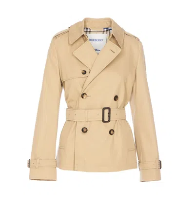 BURBERRY COTTON MIX TRENCH