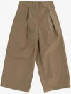 BURBERRY COTTON PANTS WITH PLEATS