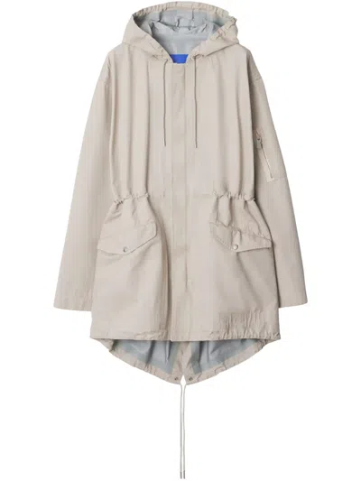 Burberry Cotton Parka In 中性色