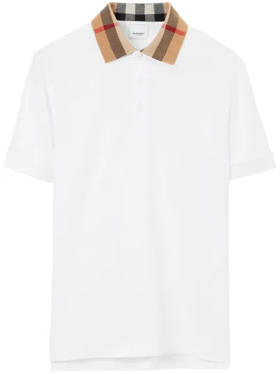 BURBERRY BURBERRY COTTON PIQUÉ POLO SHIRT