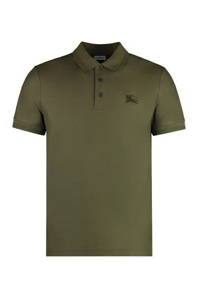 Burberry Men's Cotton-piquã© Polo Shirt In Green