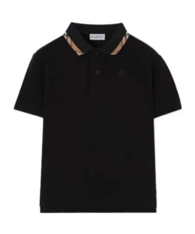 Burberry Cotton Pique Polo Shirt In Animal Print