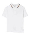Burberry Polo Shirt Kids Color Beige In White