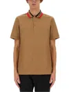 Burberry Brown Polo Shirts Men In Brown