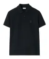 Burberry Cotton Polo Shirt In Black