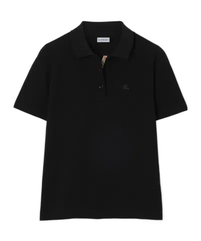 Burberry Cotton Polo Shirt In Multi
