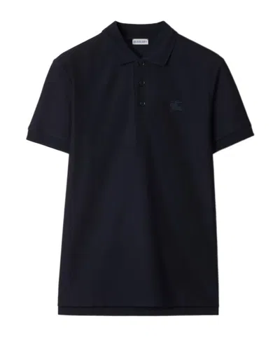 BURBERRY BURBERRY LOGO EMBROIDERED SHORT SLEEVED POLO SHIRT