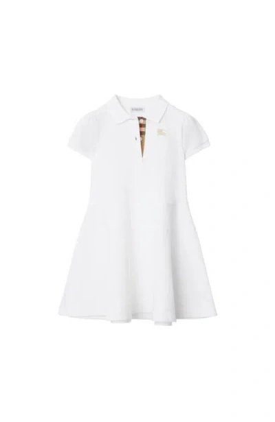Burberry Kid Girl Dresses In White