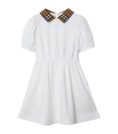 BURBERRY COTTON POLO SHIRT DRESS