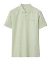 Burberry Cotton Polo Shirt In Gray