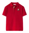 Burberry Short Sleeve Polo Shirt In Red