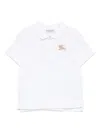 Burberry Cotton Polo Shirt In White
