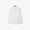 Burberry Long-sleeved Button-up Cotton Shirt