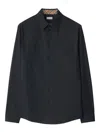 Burberry Sherfield Equestrian Knight Stretch Cotton Poplin Button-up Shirt