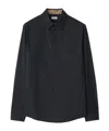 Burberry Sherfield Equestrian Knight Stretch Cotton Poplin Button-up Shirt