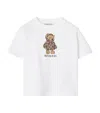 Burberry Kids Puffer Bear T-shirt In White