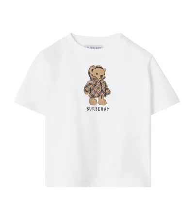 BURBERRY COTTON PUFFER BEAR T-SHIRT