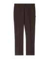Burberry Slim Fit Cotton Chino Trousers Clothing In Brown