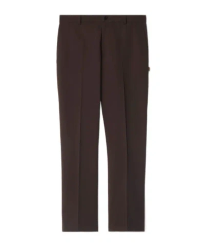 BURBERRY COTTON REGULAR TROUSERS