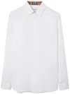 Burberry White Shirt In Cotton Poplin In White