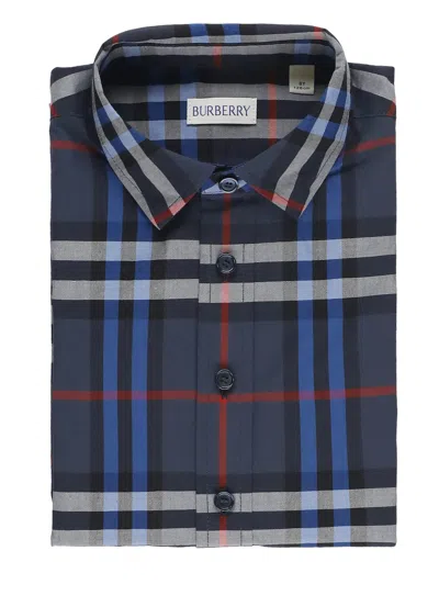 Burberry Kids' Cotton Shirt In Black