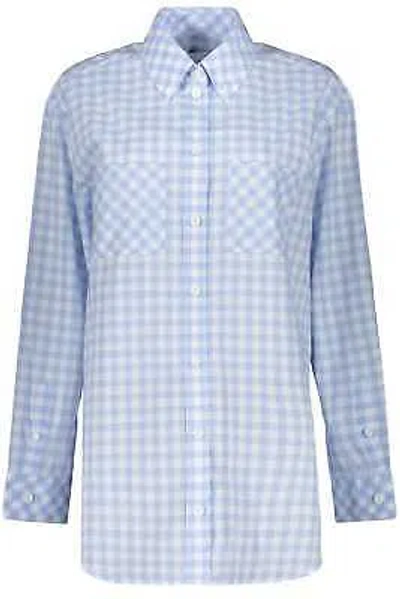 Pre-owned Burberry Cotton Shirt In Blue