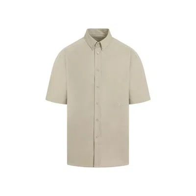 Burberry Cotton Shirt In Brown