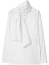 Burberry Cotton Scarf Shirt In White