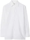 Burberry Cotton Shirt In White
