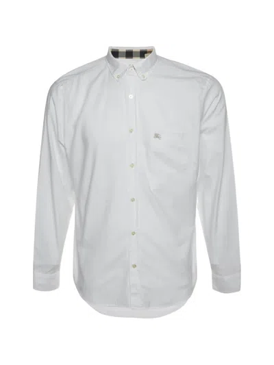Pre-owned Burberry Cotton Shirt In White