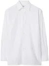 Burberry Cotton Shirt In White