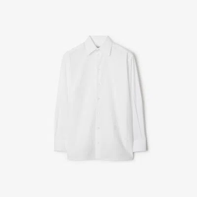 Burberry Cotton Shirt In White