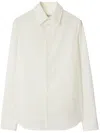 Burberry Regular Fit Cotton Formal Shirt In White