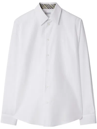 BURBERRY BURBERRY COTTON SHIRT WITH CLASSIC DESIGN