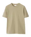 Burberry Striped T-shirt In Brown