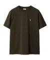 Burberry Cotton Short-sleeved T-shirt In Shadow