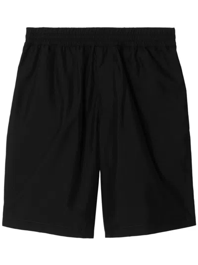 Burberry Cotton Shorts In Black